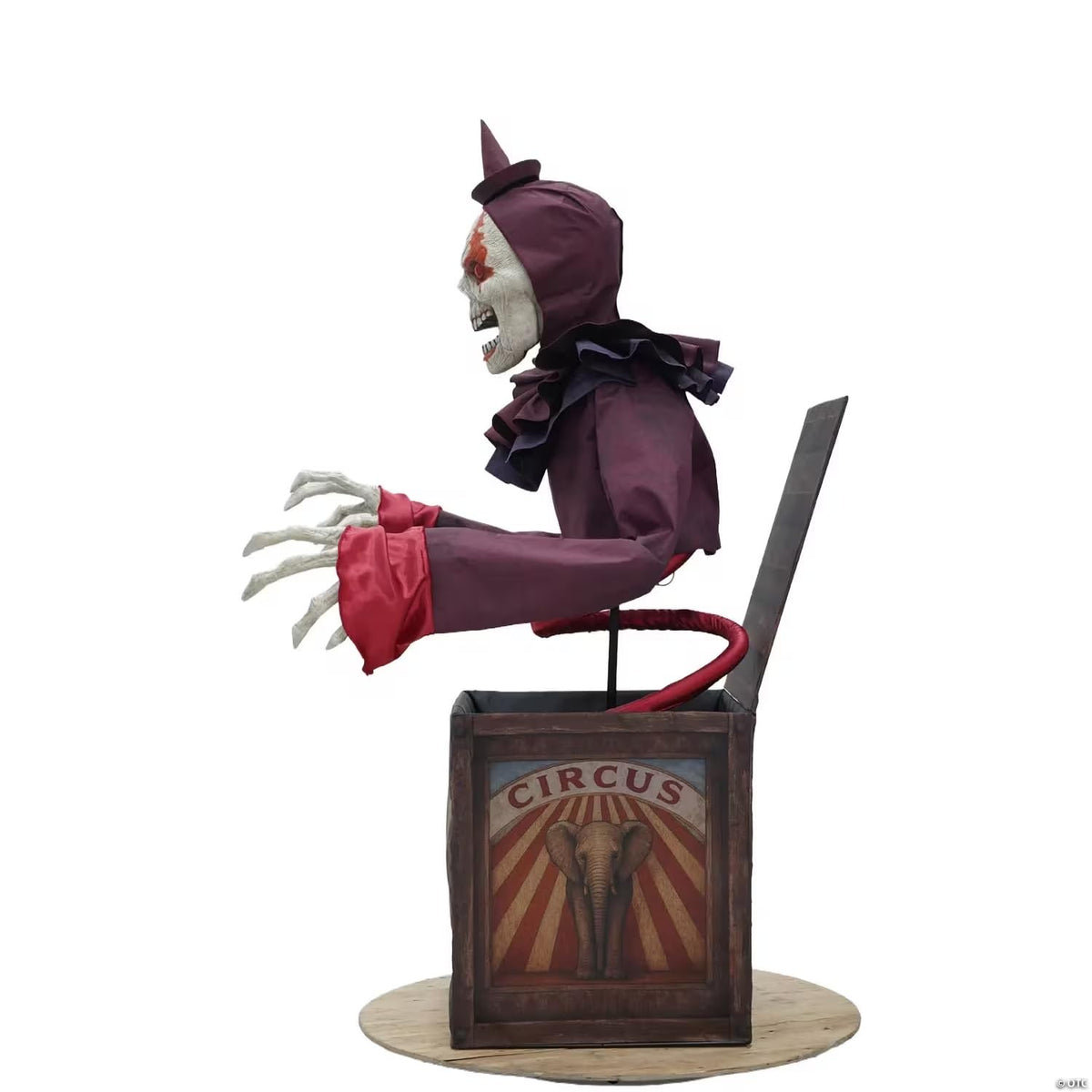 5 Ft. Skeleton Clown Halloween Decoration H535004