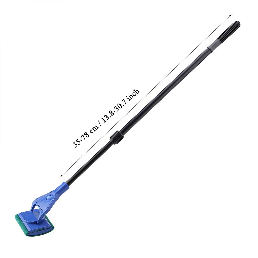Aquarium Cleaning Kit 5 in 1 Retractable Stainless Steel Scraper O269583