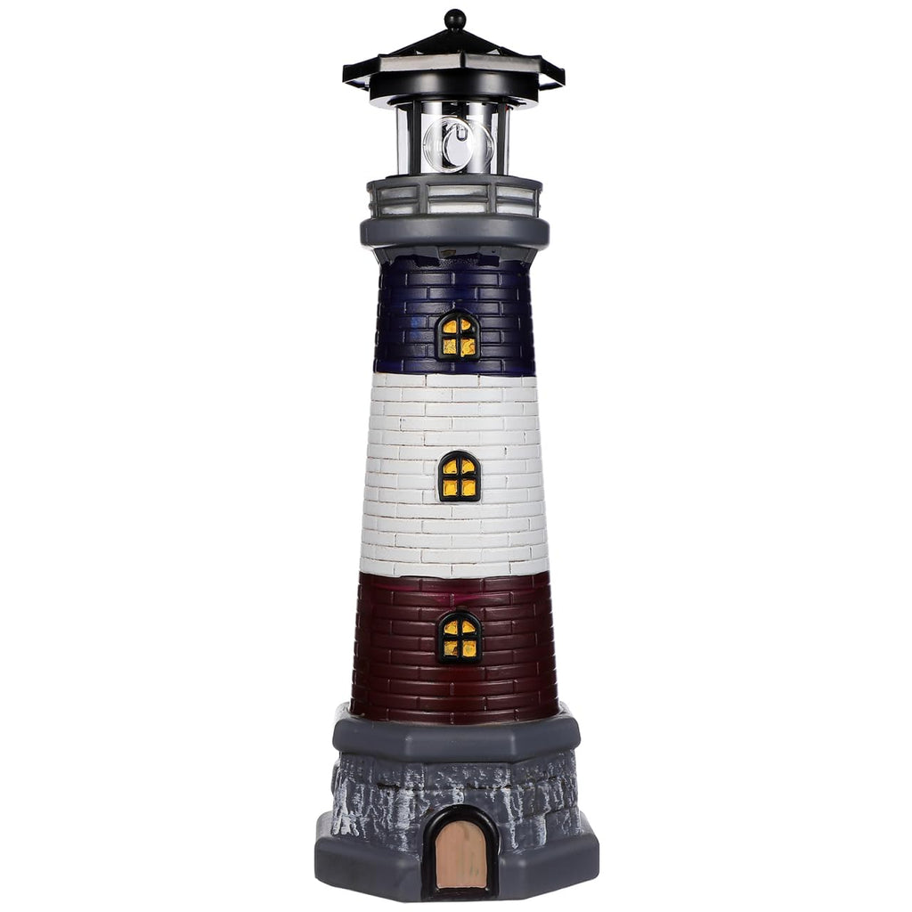 Solar Lighthouse Outdoor Statue B3040