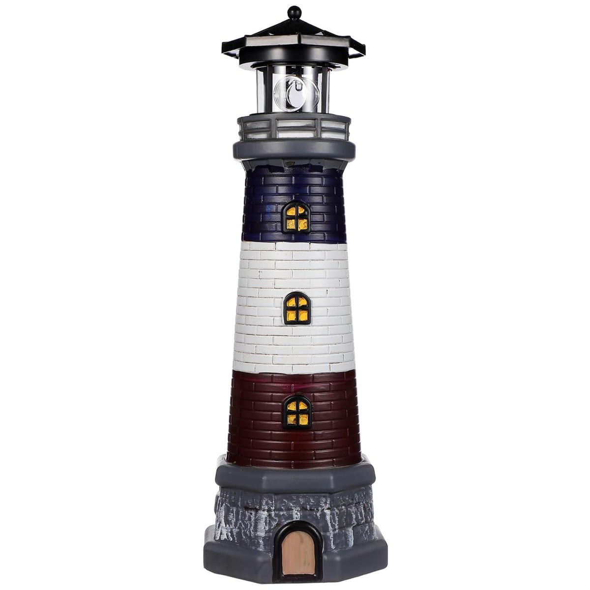 Solar Lighthouse Outdoor Statue B3040