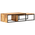 Solid Sheesham Wood Nesting Coffee Table Set R298