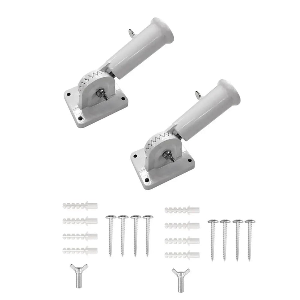 2 PCS Aluminum Adjustable Flag Pole D164