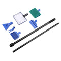 Aquarium Cleaning Kit 5 in 1 Retractable Stainless Steel Scraper O269583