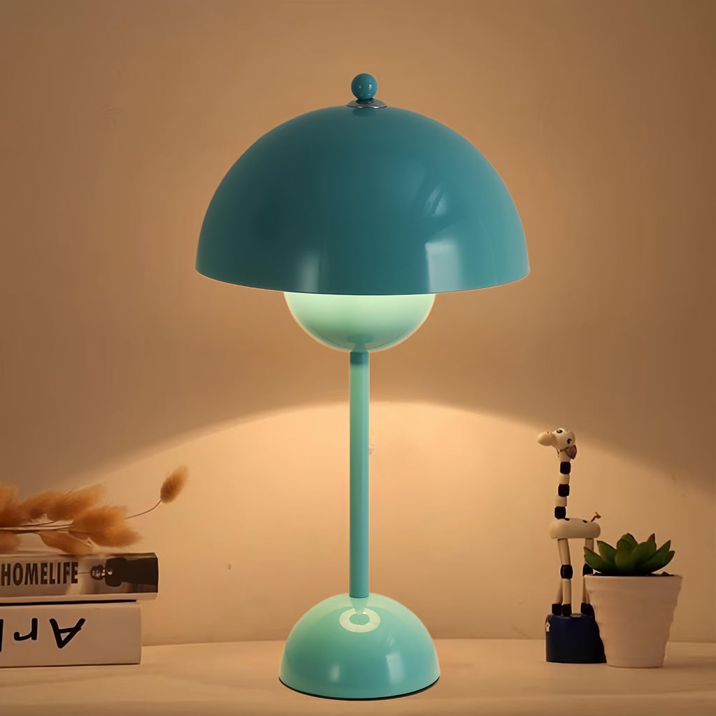 Mid-Century Modern Table Lamp Turquoise T31259