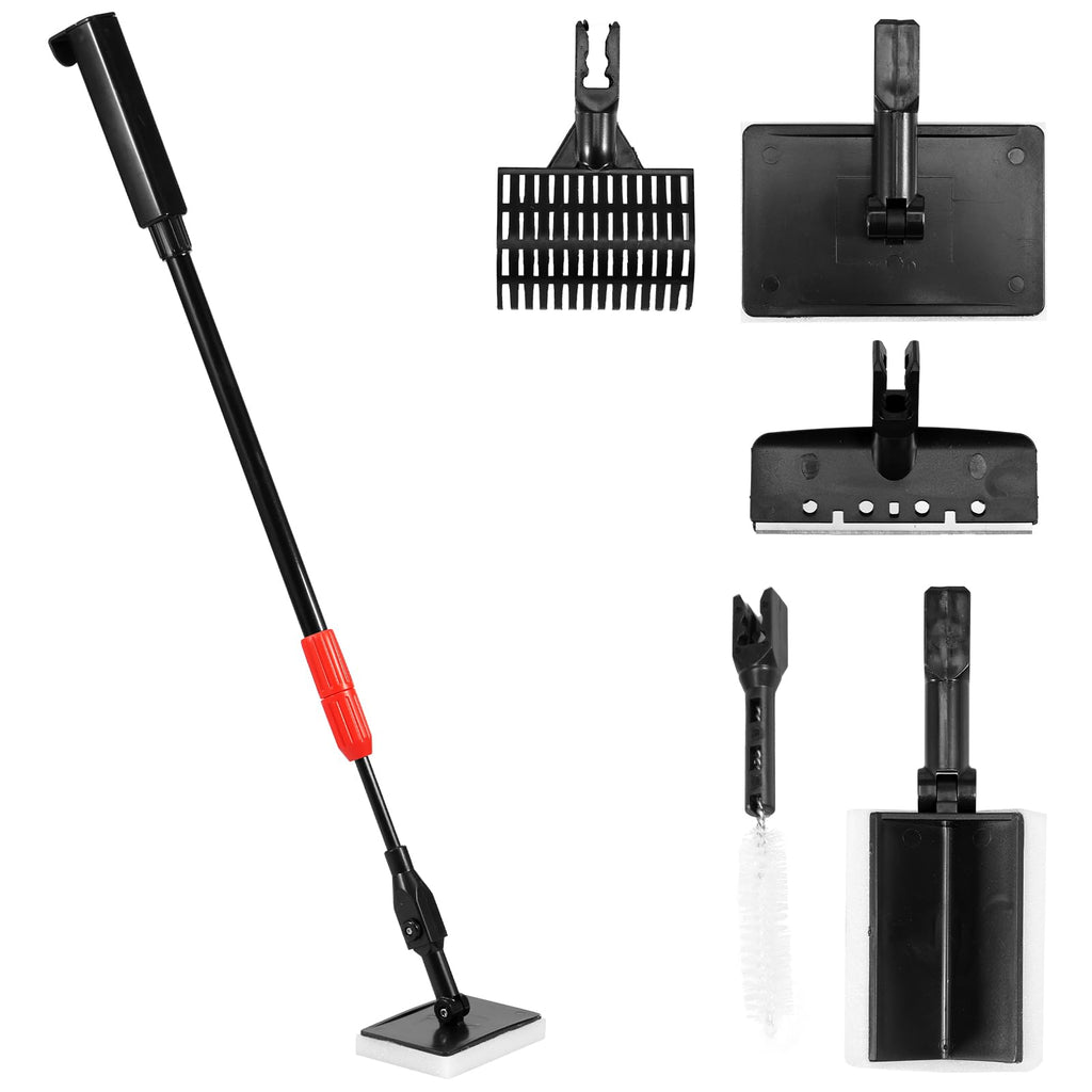 6 in 1 Aquarium Cleaning Kit with Adjustable Handle B989373