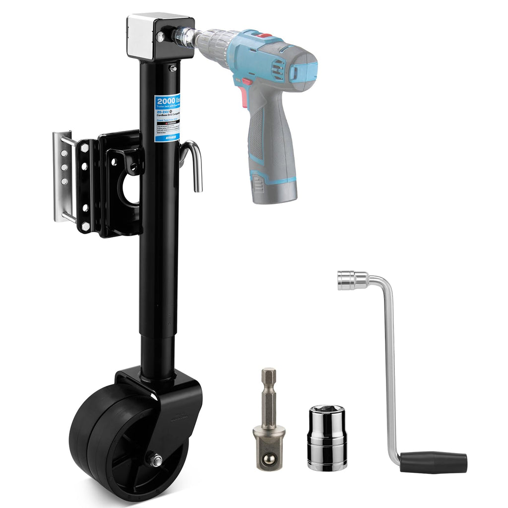 2000 lbs Dual Wheel Trailer Jack W77913