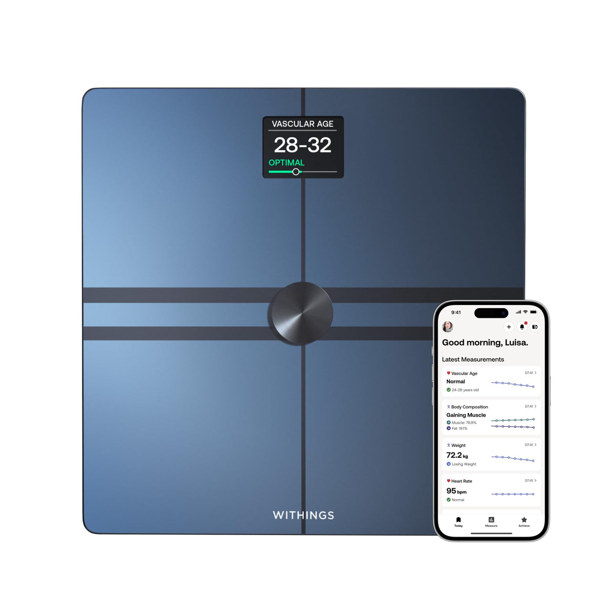 Wi-Fi Bluetooth Body Weight Scale B6129