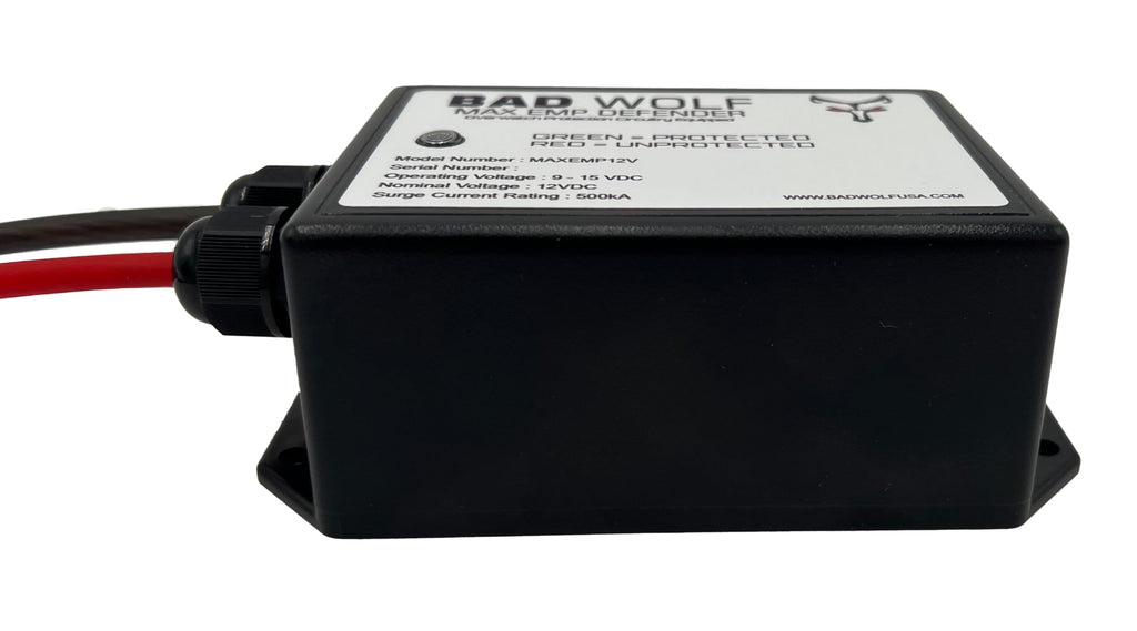 12V 500kA Surge Protector with 8 AWG Wire B40112