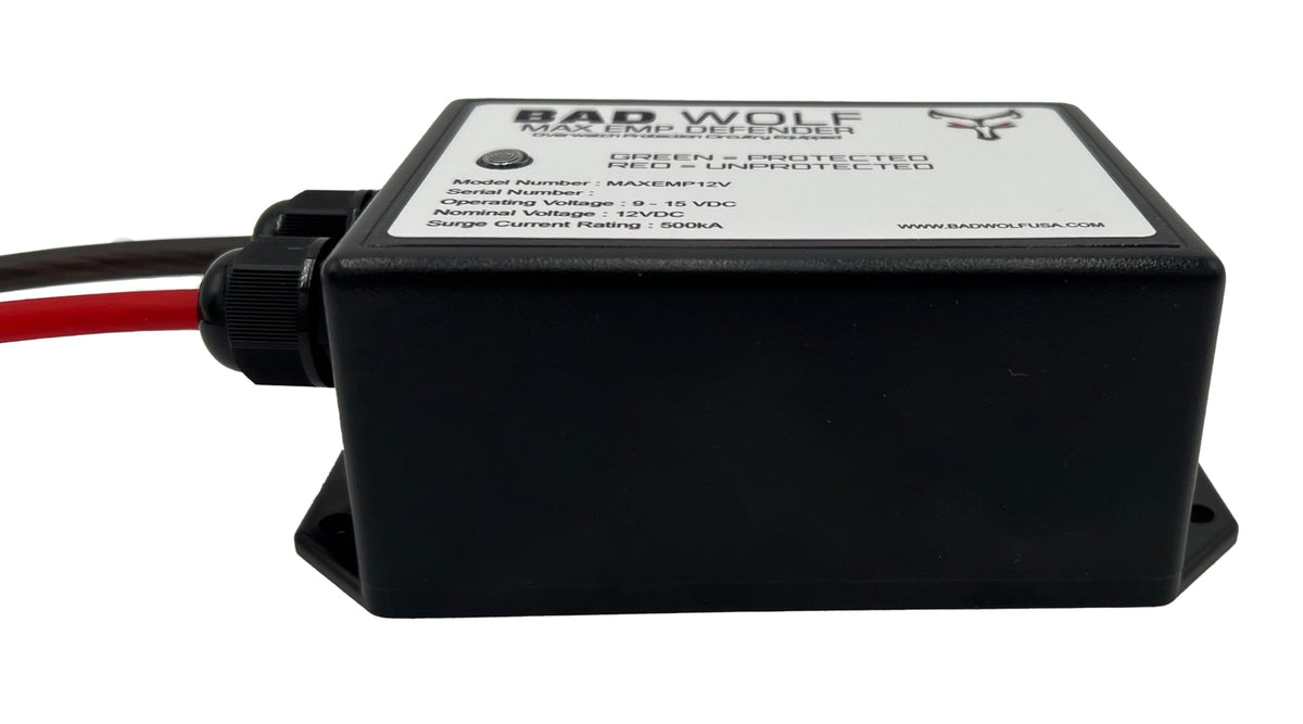 12V 500kA Surge Protector with 8 AWG Wire B40112