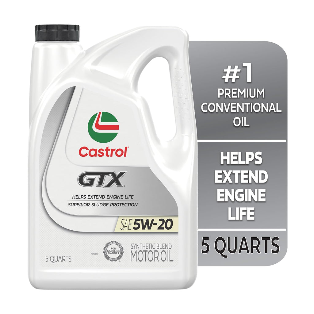 5W-20 Synthetic Blend Motor Oil, 5 Quarts P31848