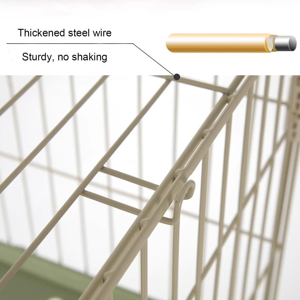 Foldable 4 Tier Detachable Cat Cage with Hammock O326