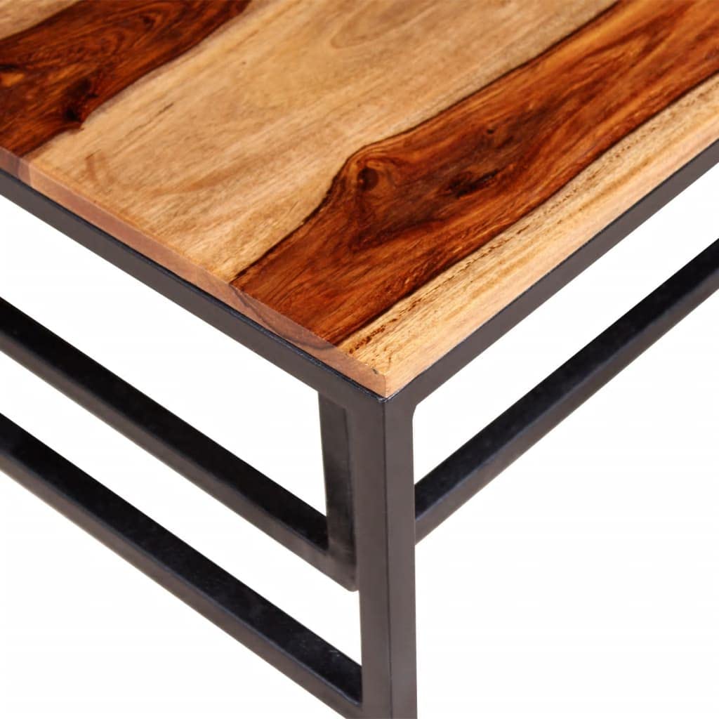 Set of 2 Solid Sheesham Wood Nesting Coffee Table U582