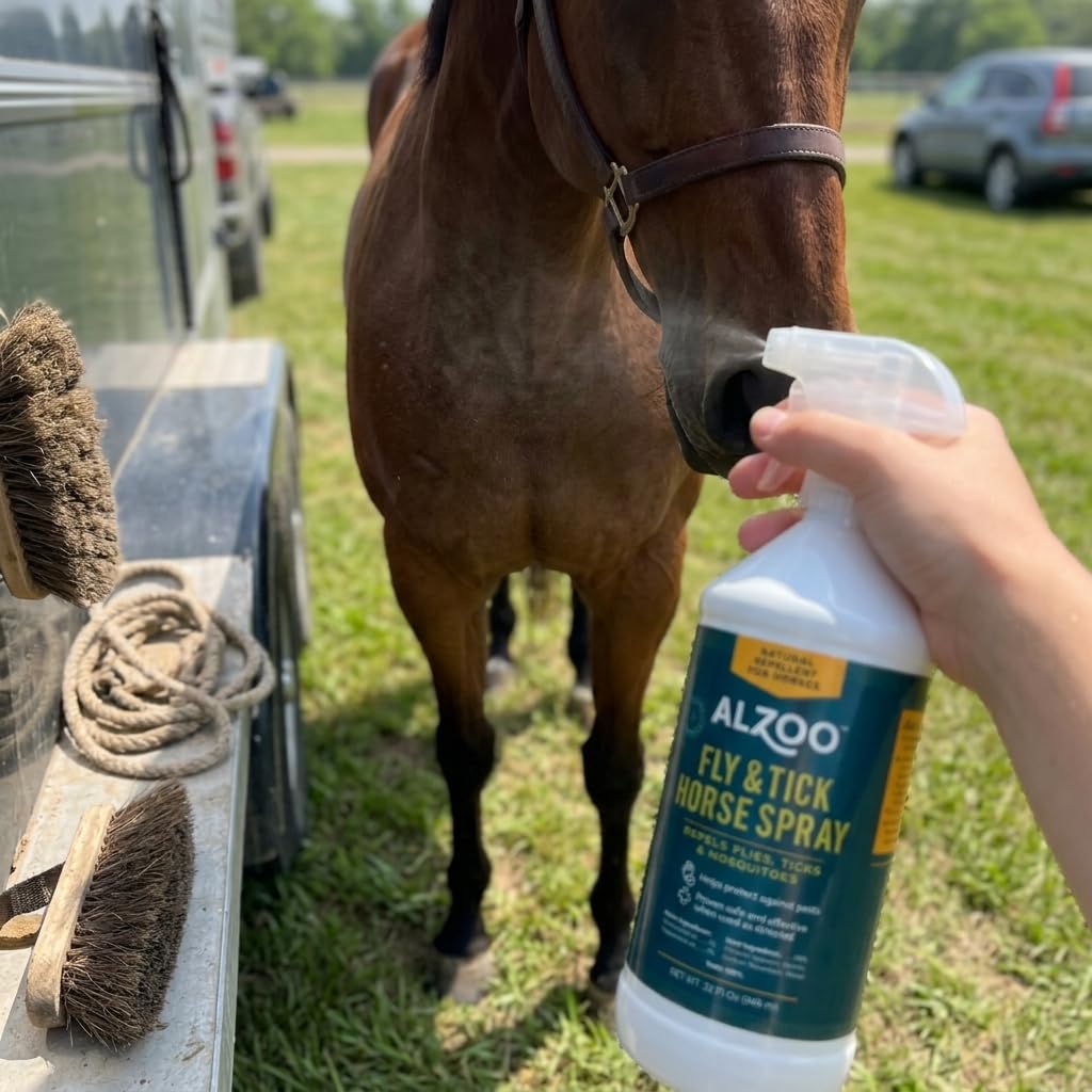 Plant-Based Fly and Tick Horse Spray 32 Fl. Oz. (Pack of 2) J771