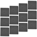 Black Natural Stone Square Coasters Z143349