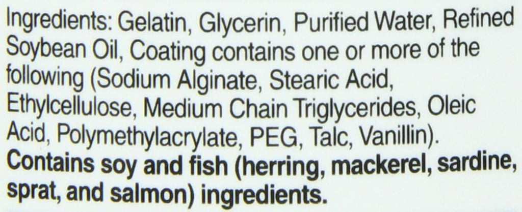 Fish Oil 1000 Mg Enteric Coated Softgels Q1033