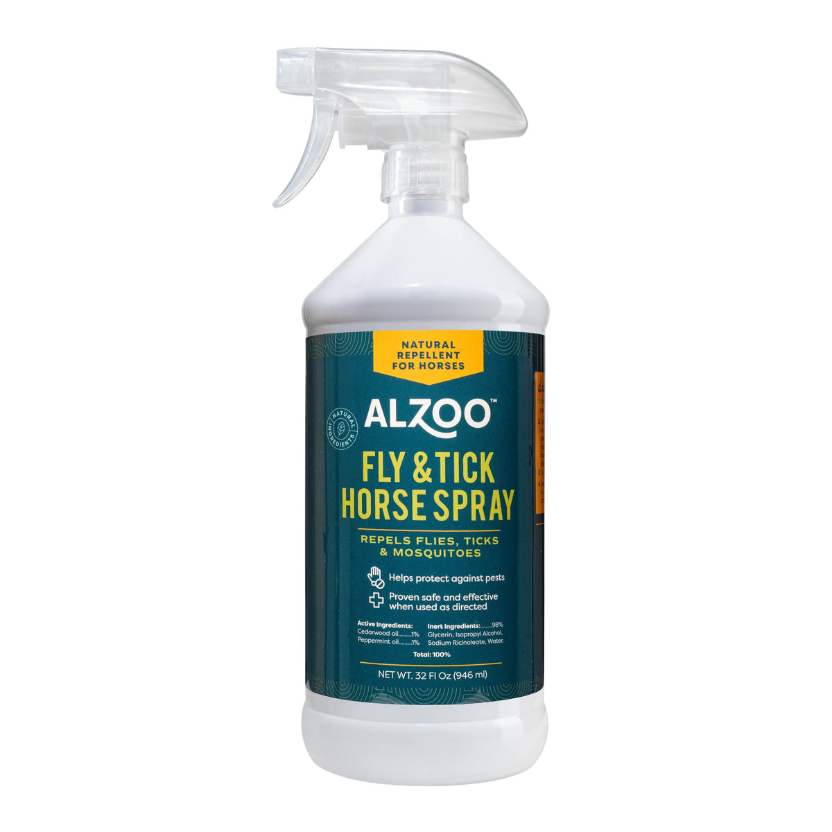 Plant-Based Fly and Tick Horse Spray 32 Fl. Oz. (Pack of 2) J771