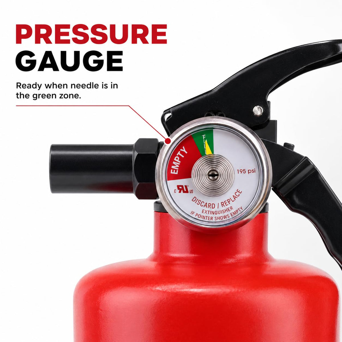 2.5 lb Dry Chemical ABC Fire Extinguisher Z628825