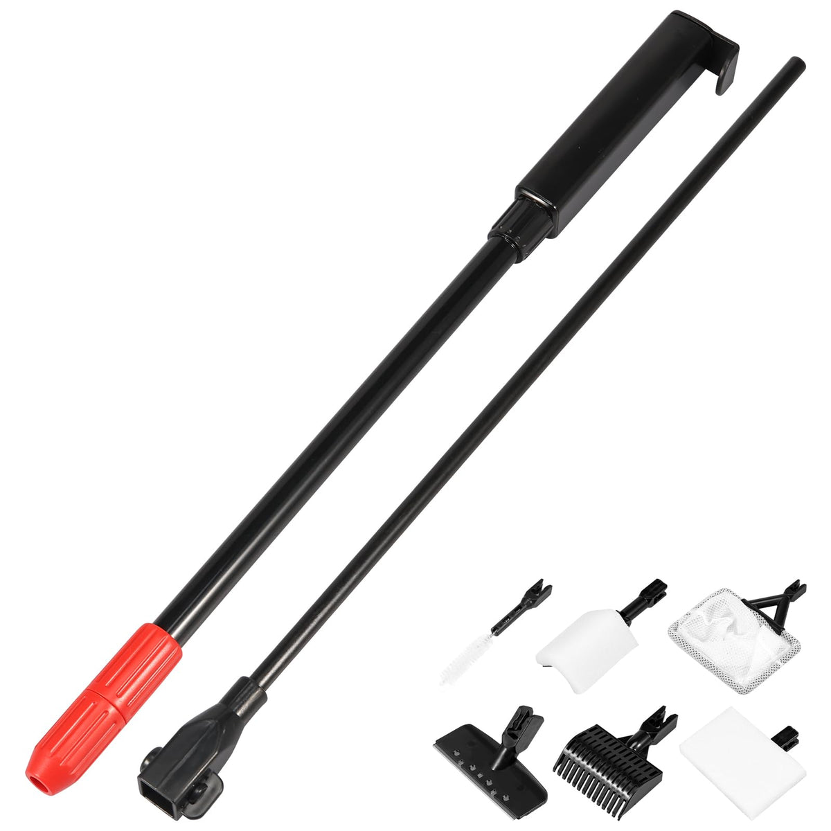 6 in 1 Aquarium Cleaning Kit with Adjustable Handle B989373