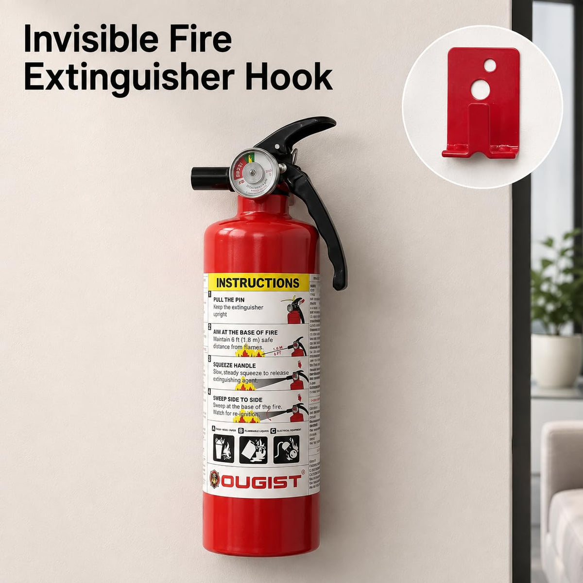 2.5 lb Dry Chemical ABC Fire Extinguisher Z628825
