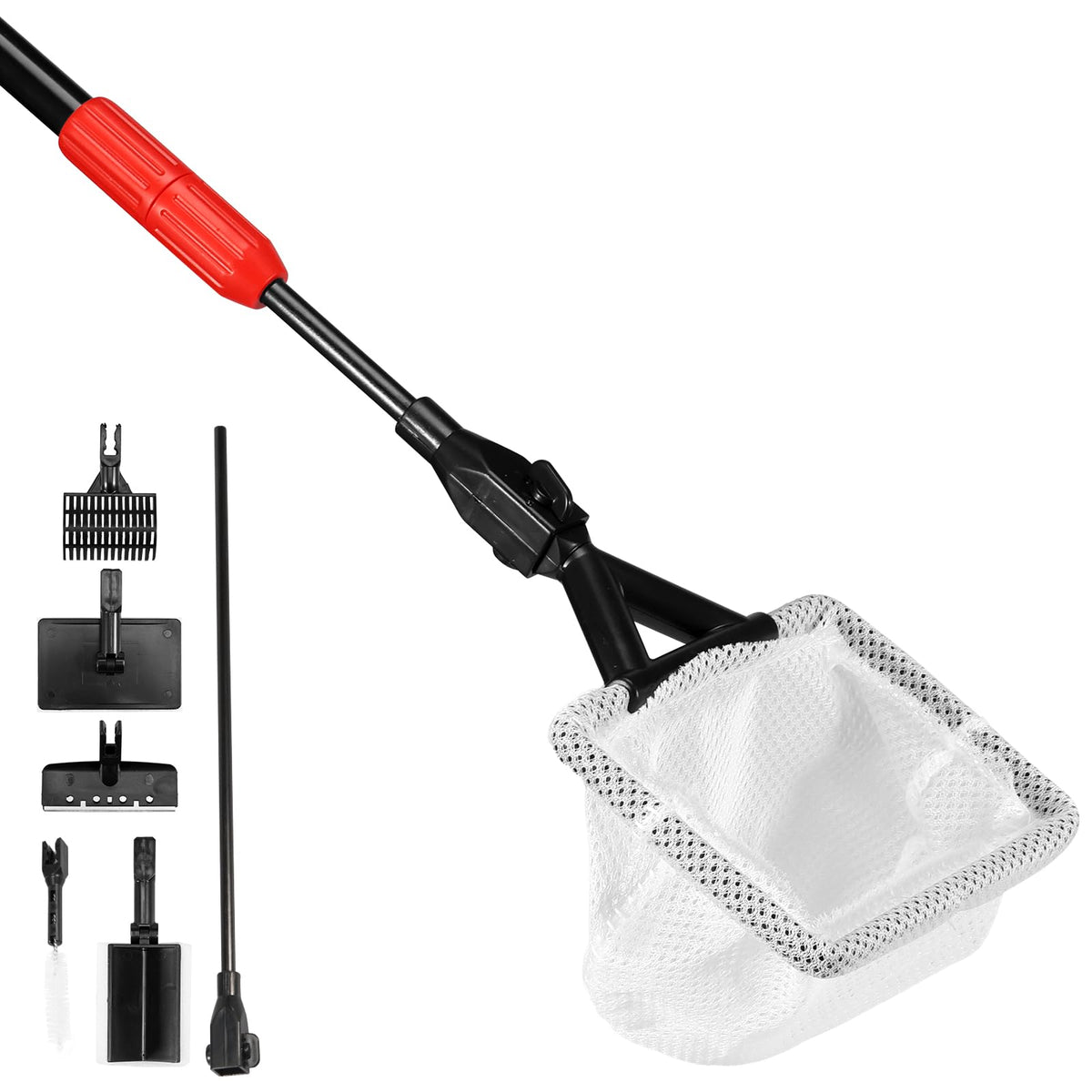 6 in 1 Aquarium Cleaning Kit with Adjustable Handle B989373