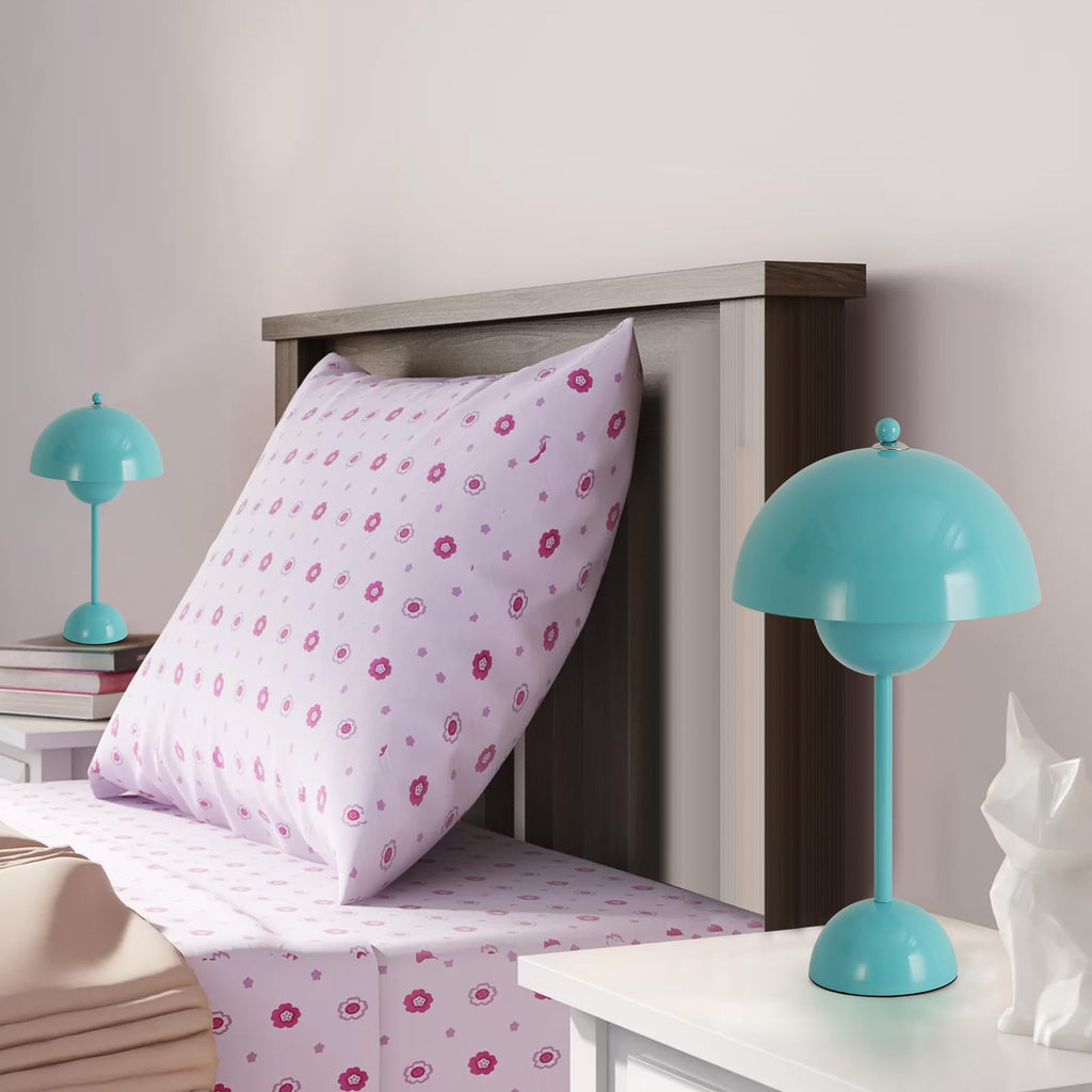 Mid-Century Modern Table Lamp Turquoise T31259