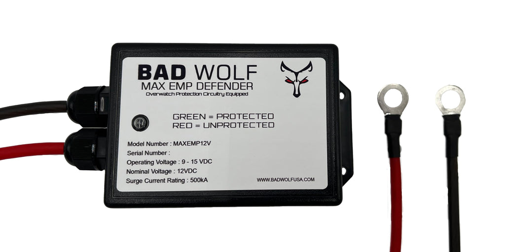 12V 500kA Surge Protector with 8 AWG Wire B40112