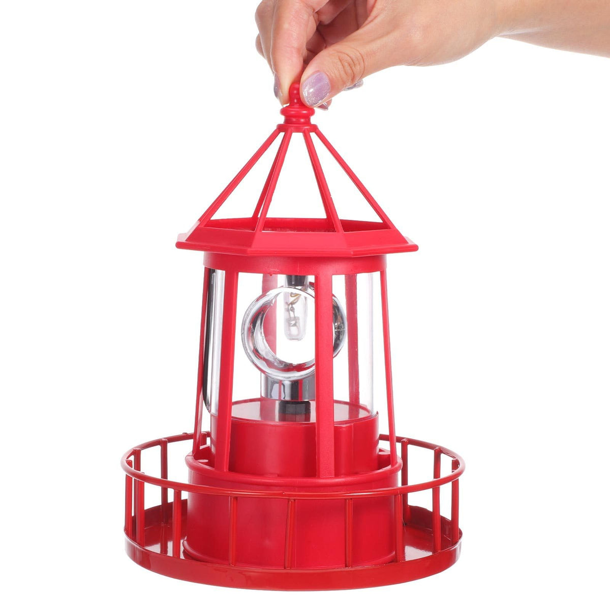 Solar Powered Lighthouse Statue Light L819