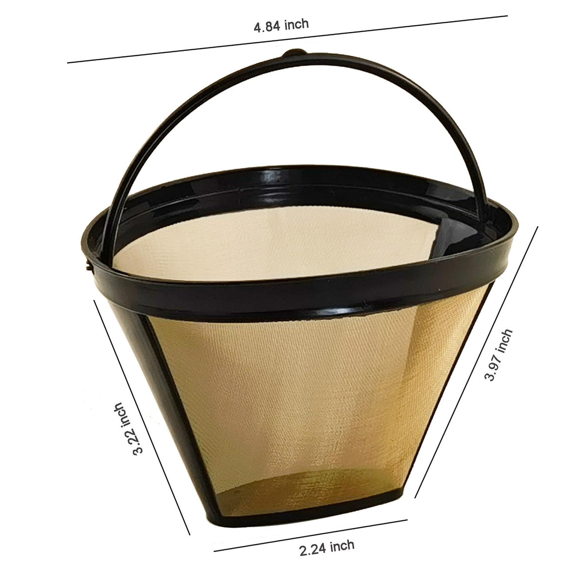 2 Pack Reusable Cone Coffee Filters E189