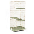 Foldable 4 Tier Detachable Cat Cage with Hammock O326