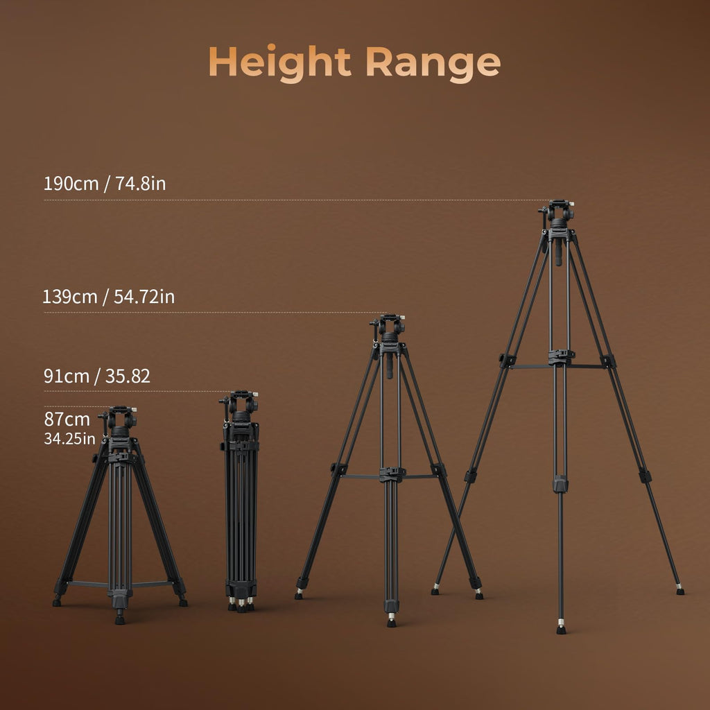 Carbon Fiber Tripod with Fluid Head R158312