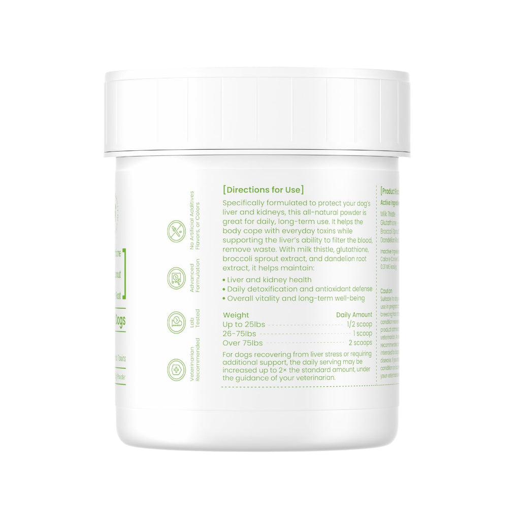 Milk Thistle & Silymarin Powder Liver Support for Dogs 2.12 oz R65975