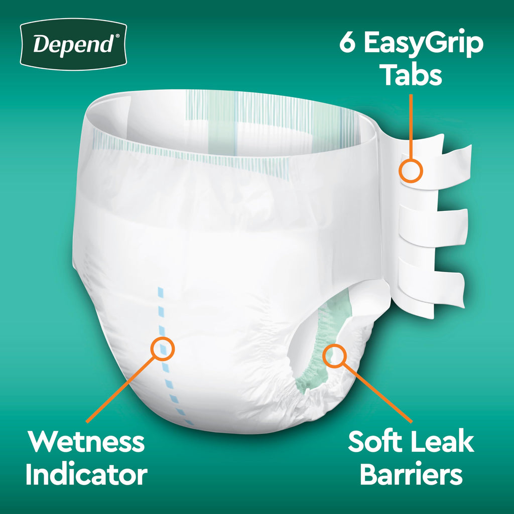 Adult Diapers with Tabs S/M 60 Count X2746