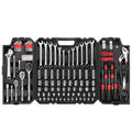248 Pieces Mixed Sockets and Wrenches Hand Tool Set with Storage Case M69118