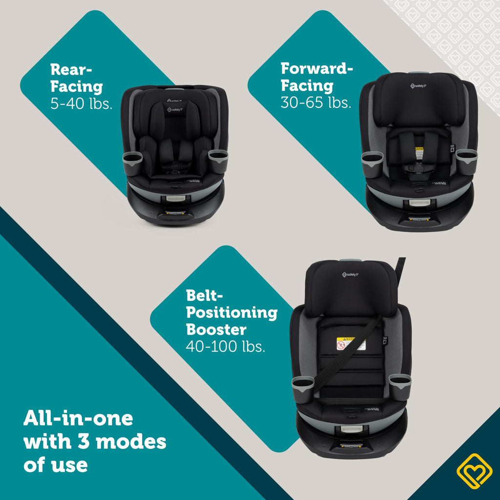 Black Convertible Car Seat M61100