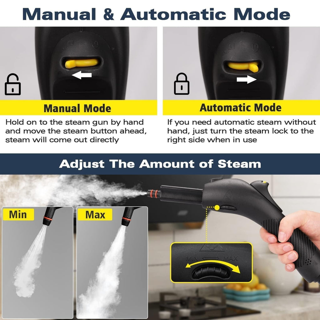 4.5 Bar 300°F Steam Cleaner D5896