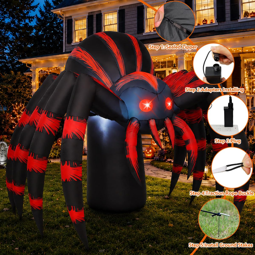 7FT Halloween Inflatables Yard Decor with LEDs R5029