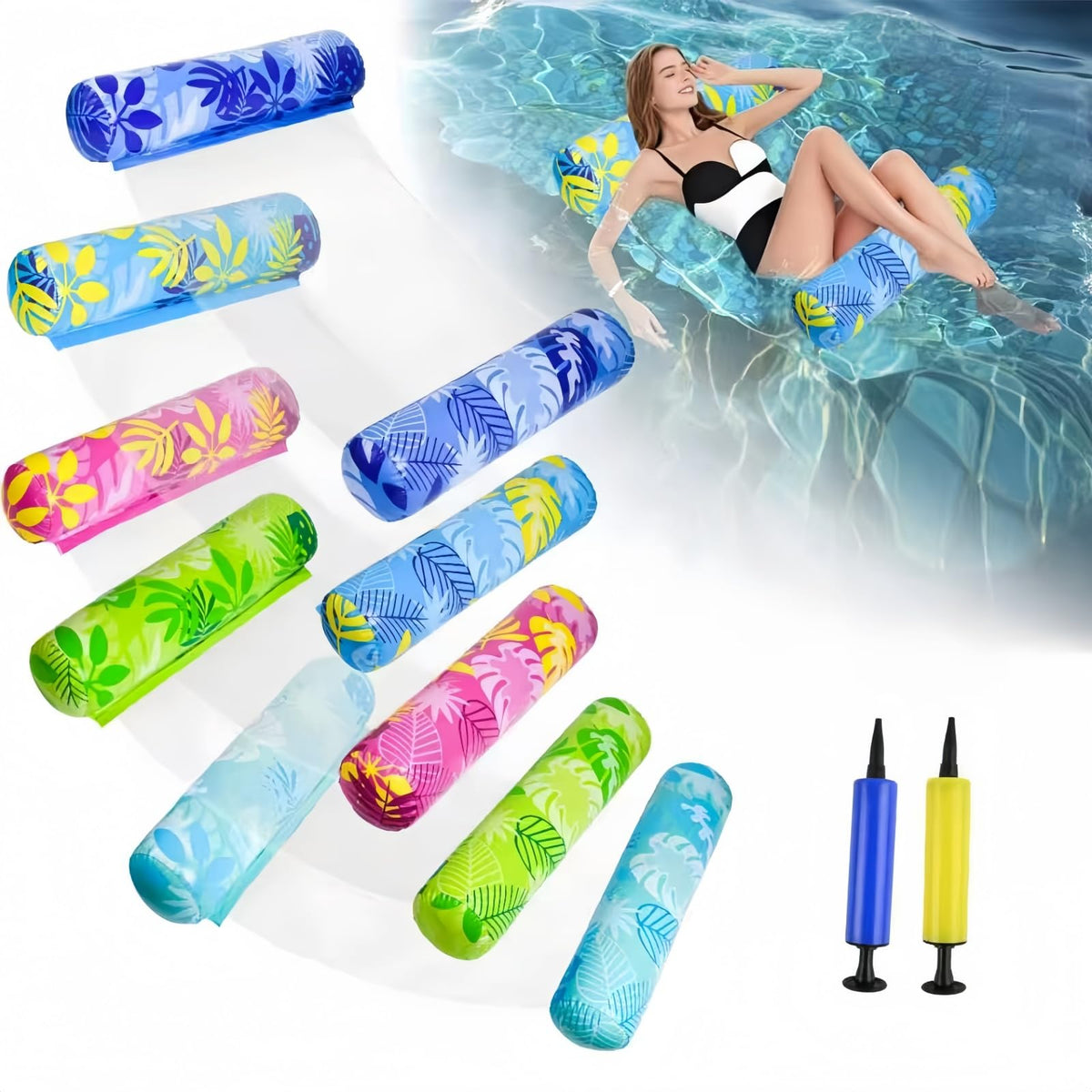 5 Pack Inflatable Pool Floats S6358