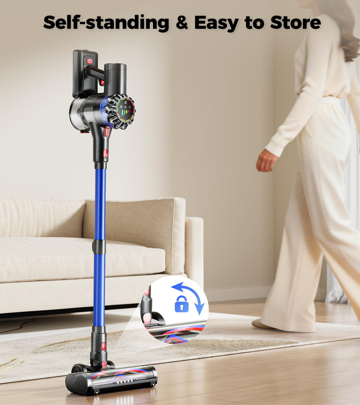 600W 50Kpa 65Mins Cordless Stick Vacuum Cleaner K899303