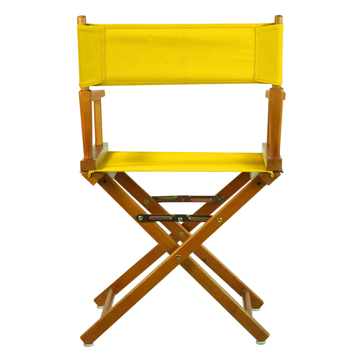 Honey Oak Frame Gold Canvas Director Chair G9794