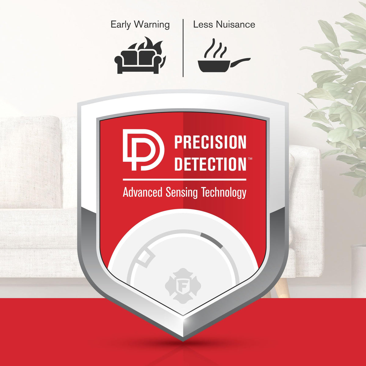 Battery Smoke Alarm with Voice Alerts A165429