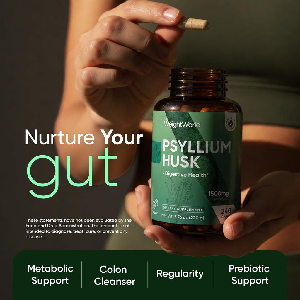 Psyllium Husk Capsules 1500mg J800814