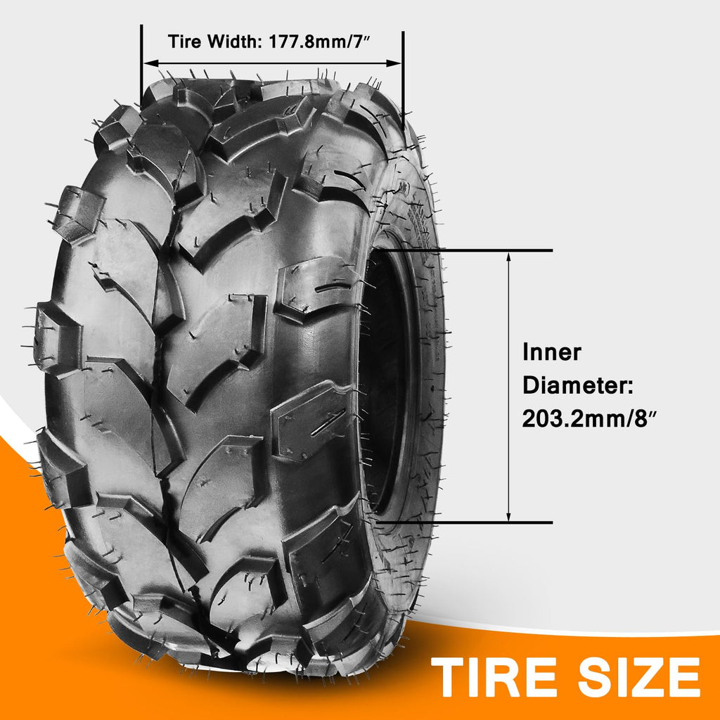 19x7-8 Tubeless Tire 1 Pack B646