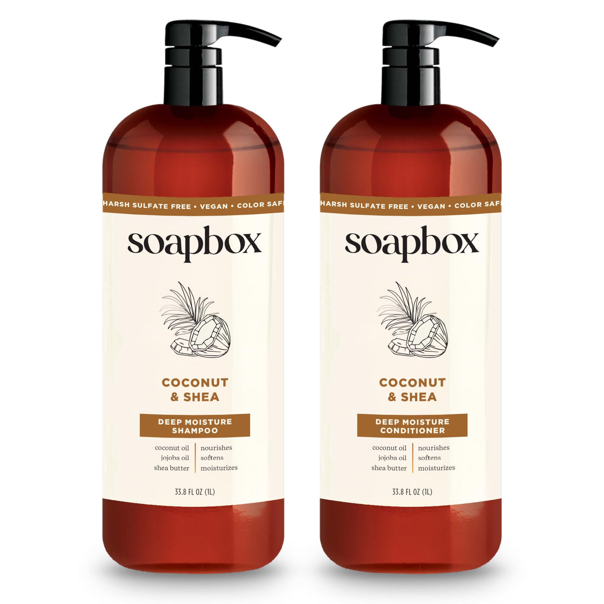 Coconut & Shea Shampoo & Conditioner Set V3305
