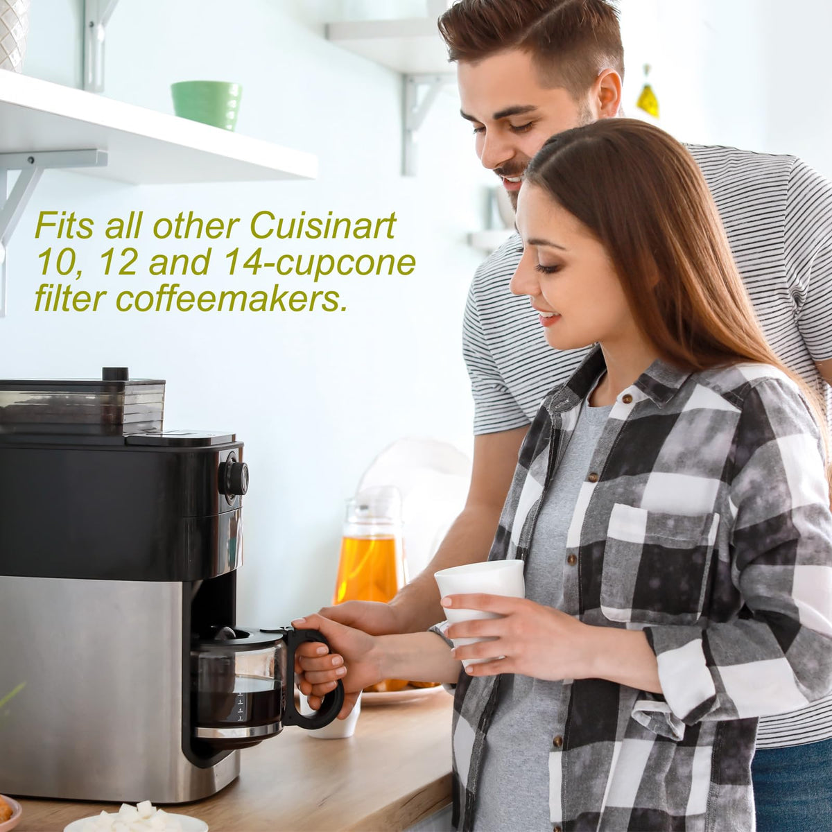 2 Pack Reusable Cone Coffee Filters E189