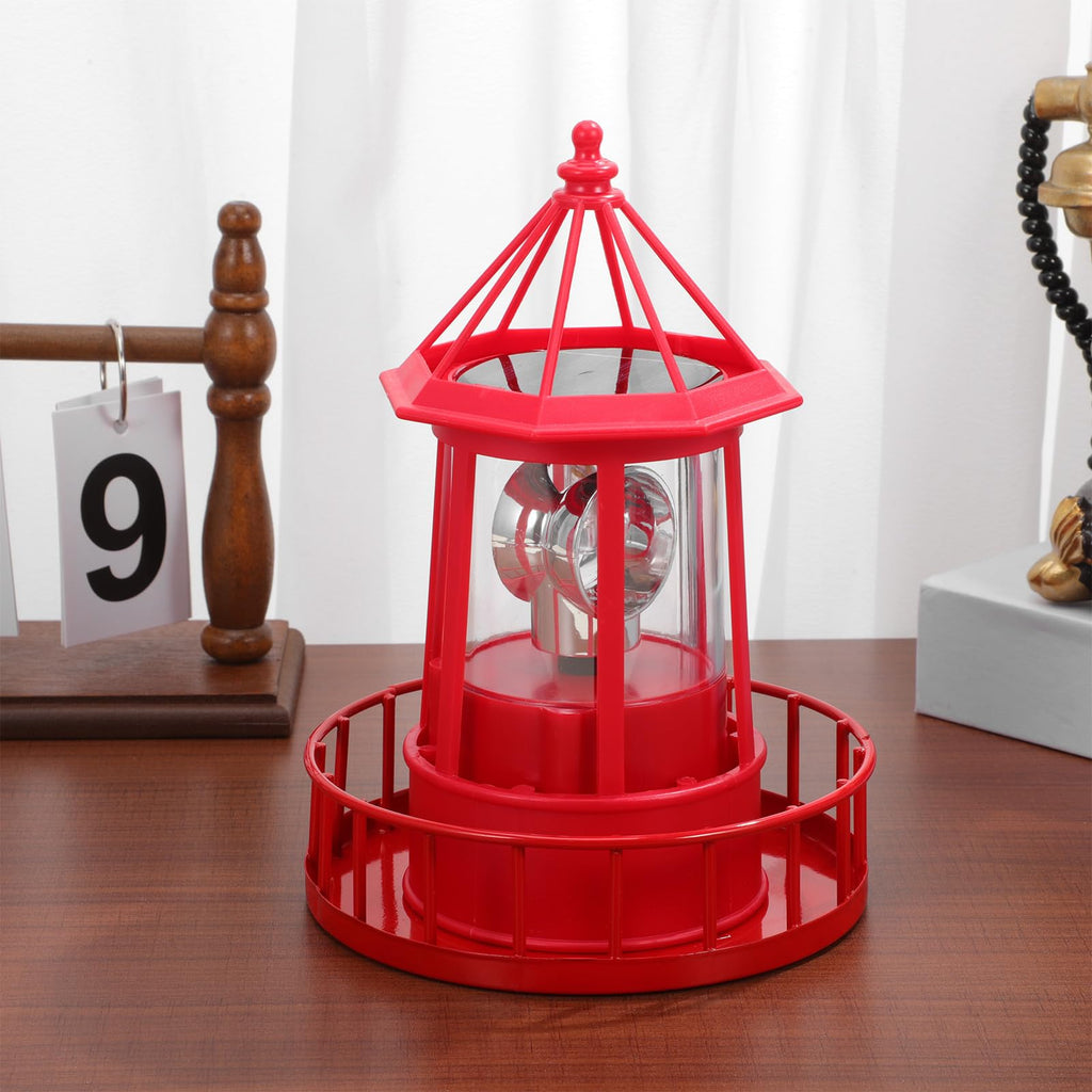 Solar Powered Lighthouse Statue Light L819