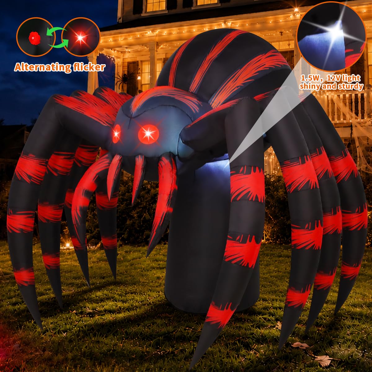 7FT Halloween Inflatables Yard Decor with LEDs R5029