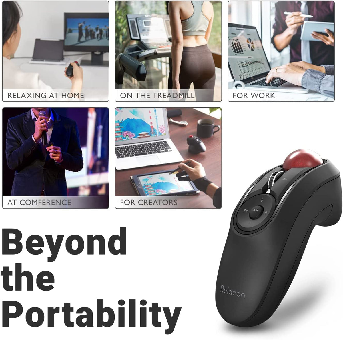 Wireless Handheld Trackball Mouse I82435