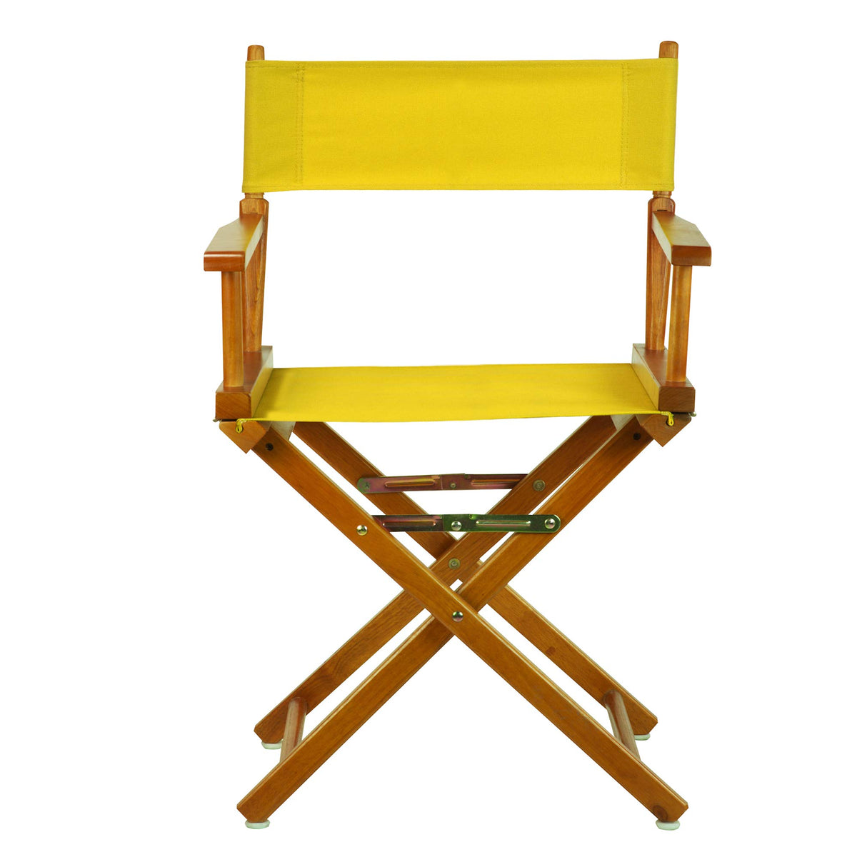 Honey Oak Frame Gold Canvas Director Chair G9794