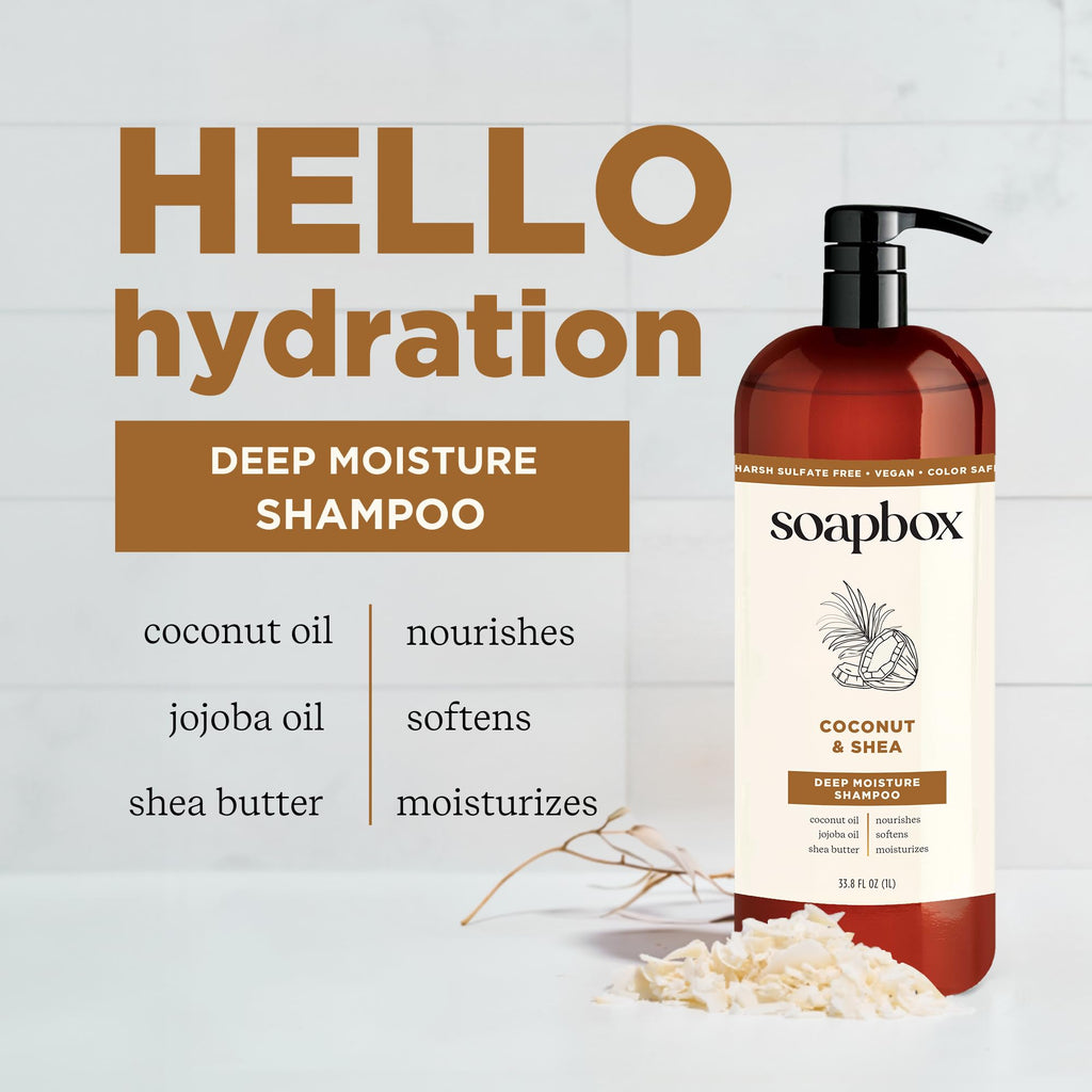 Coconut & Shea Shampoo & Conditioner Set V3305