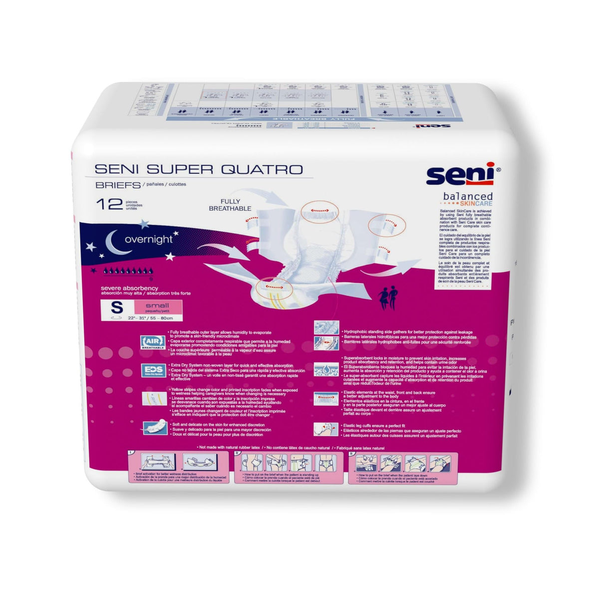 Unisex Adult Incontinence Briefs 22-31 in 12 ct E860